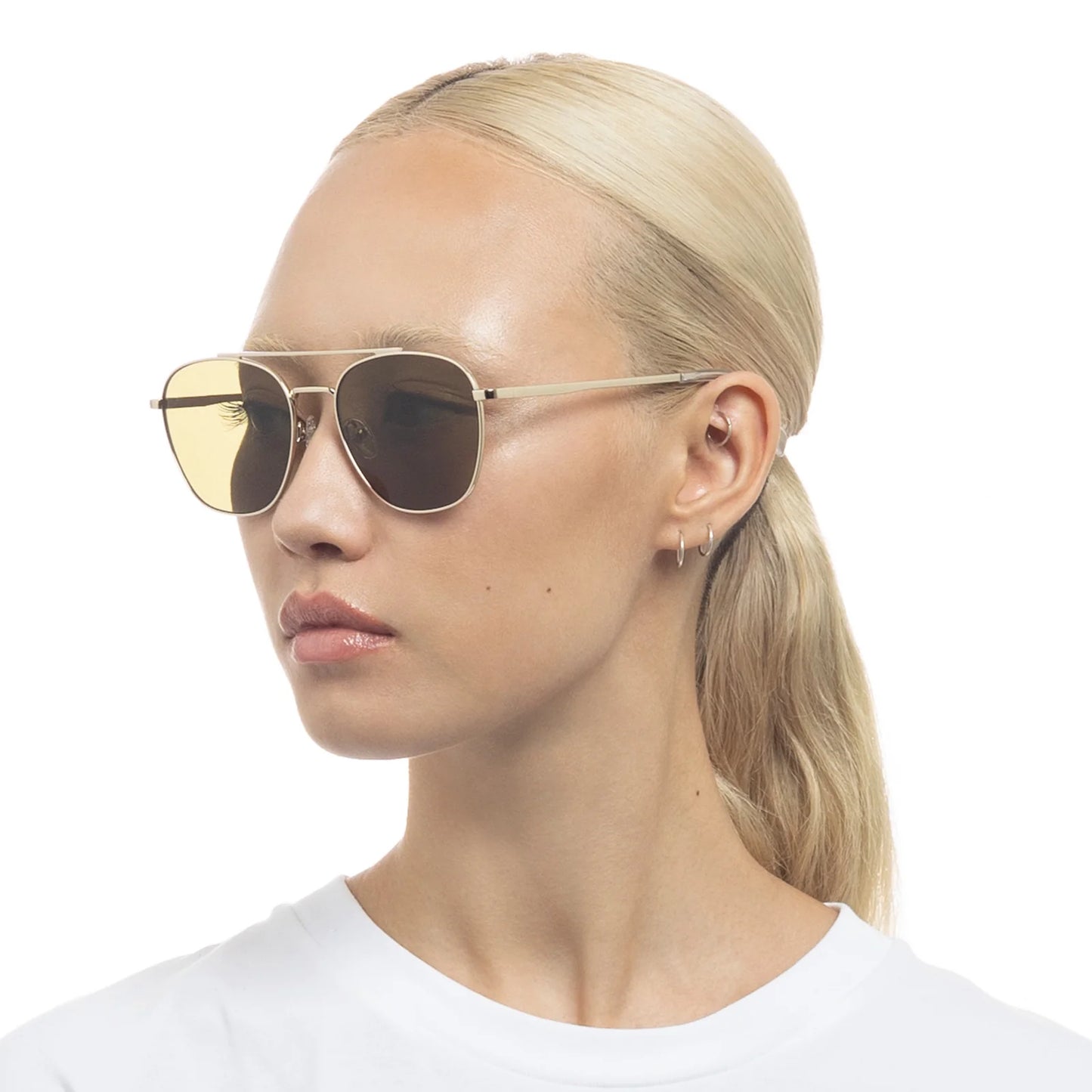 LE SPECS // Metaphor GOLD OLIVE MONO