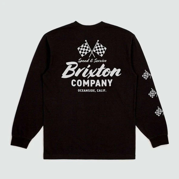 BRIXTON // Wayburn LS Tee BLACK