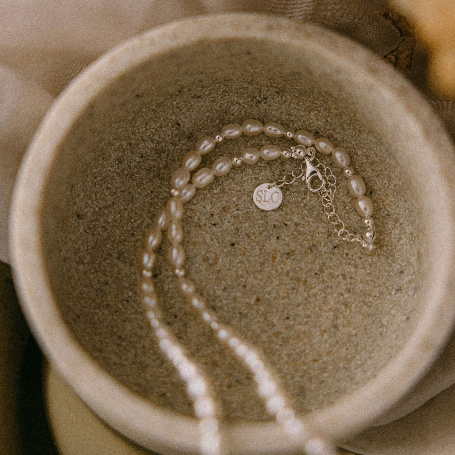 SILVER LININGS // Frida Pearl Beaded Necklace