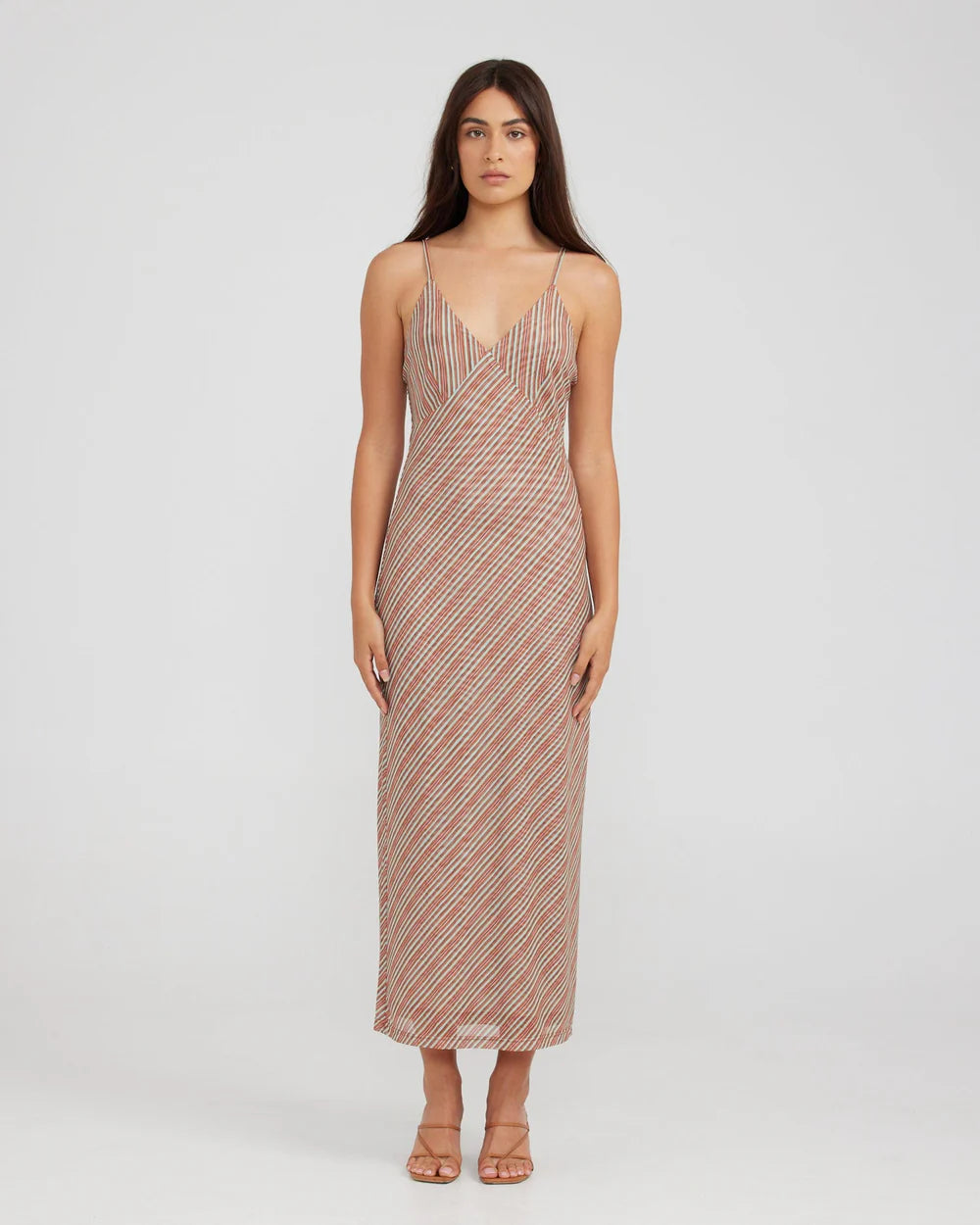 CHARLIE HOLIDAY // Lulu Maxi Dress RETRO STRIPE