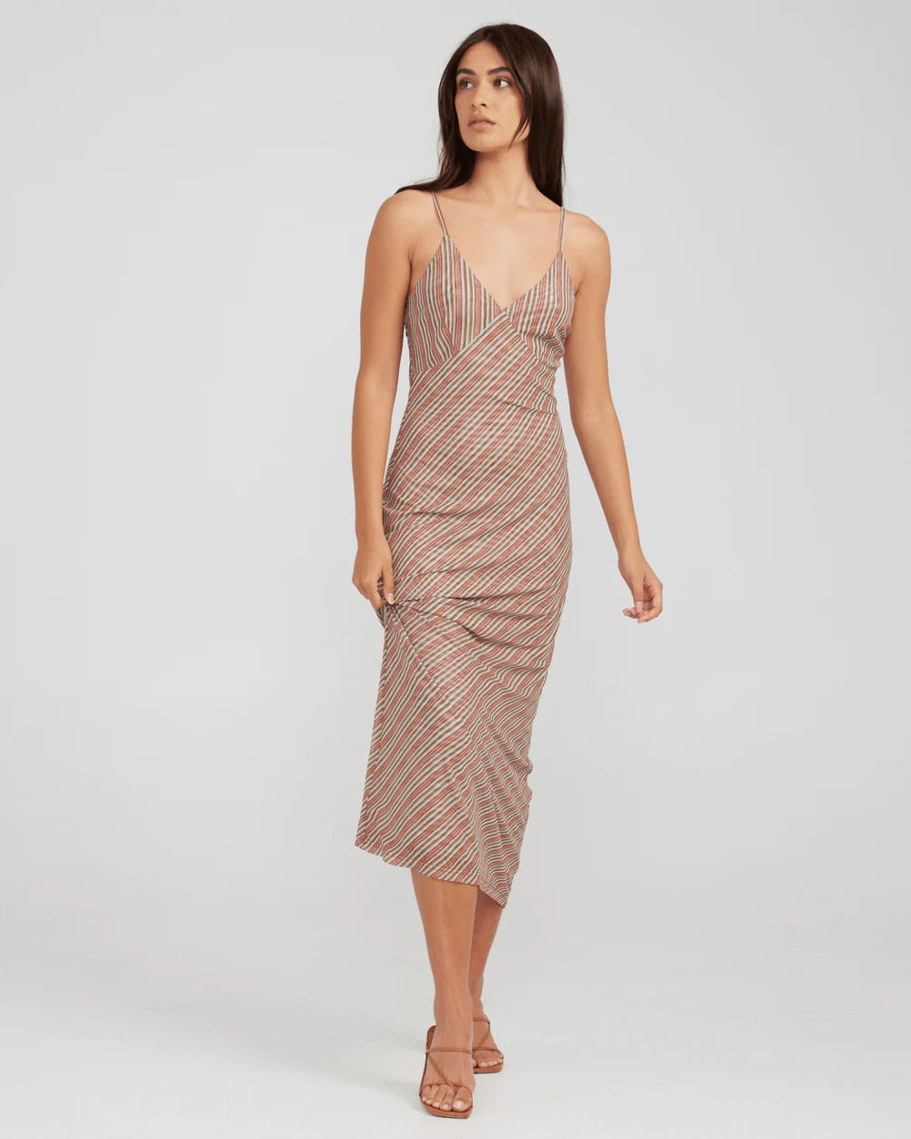 CHARLIE HOLIDAY // Lulu Maxi Dress RETRO STRIPE