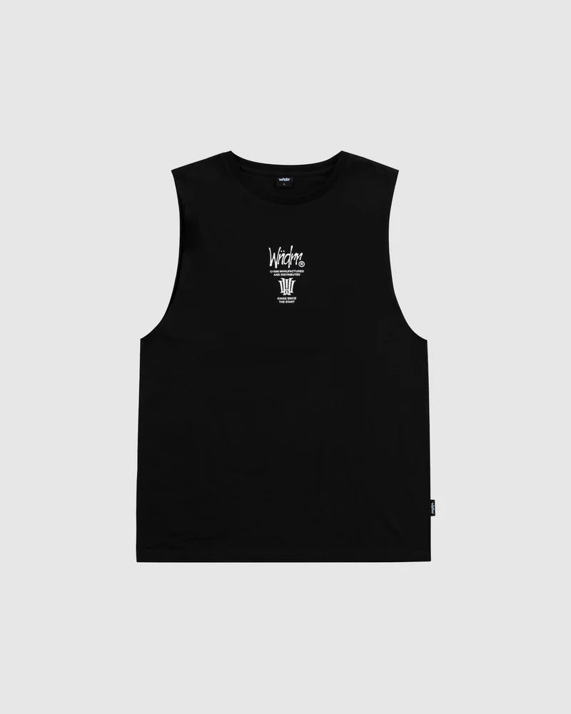 WNDRR // Noise Muscle Top BLACK