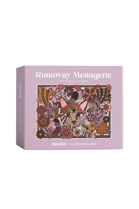 KAREN WALKER // Piece House X Karen Walker Runaway Menagerie 1000 Piece Jigsaw Puzzle