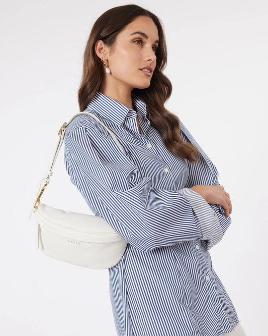 SABEN // Cleo Crossbody Bag WHITE