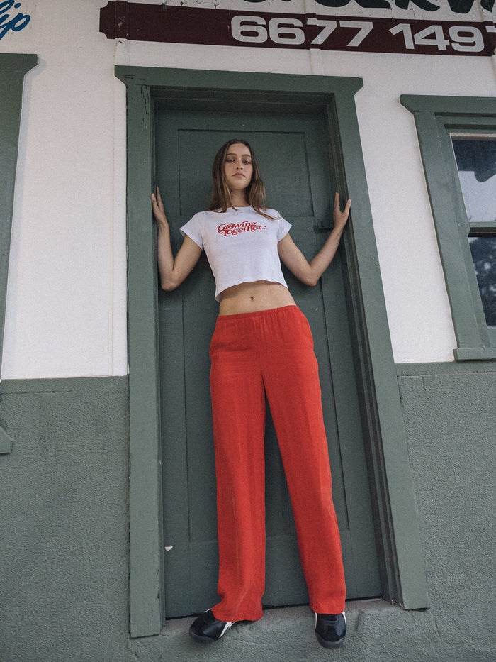 THRILLS // Scarlet Pant FLAME RED