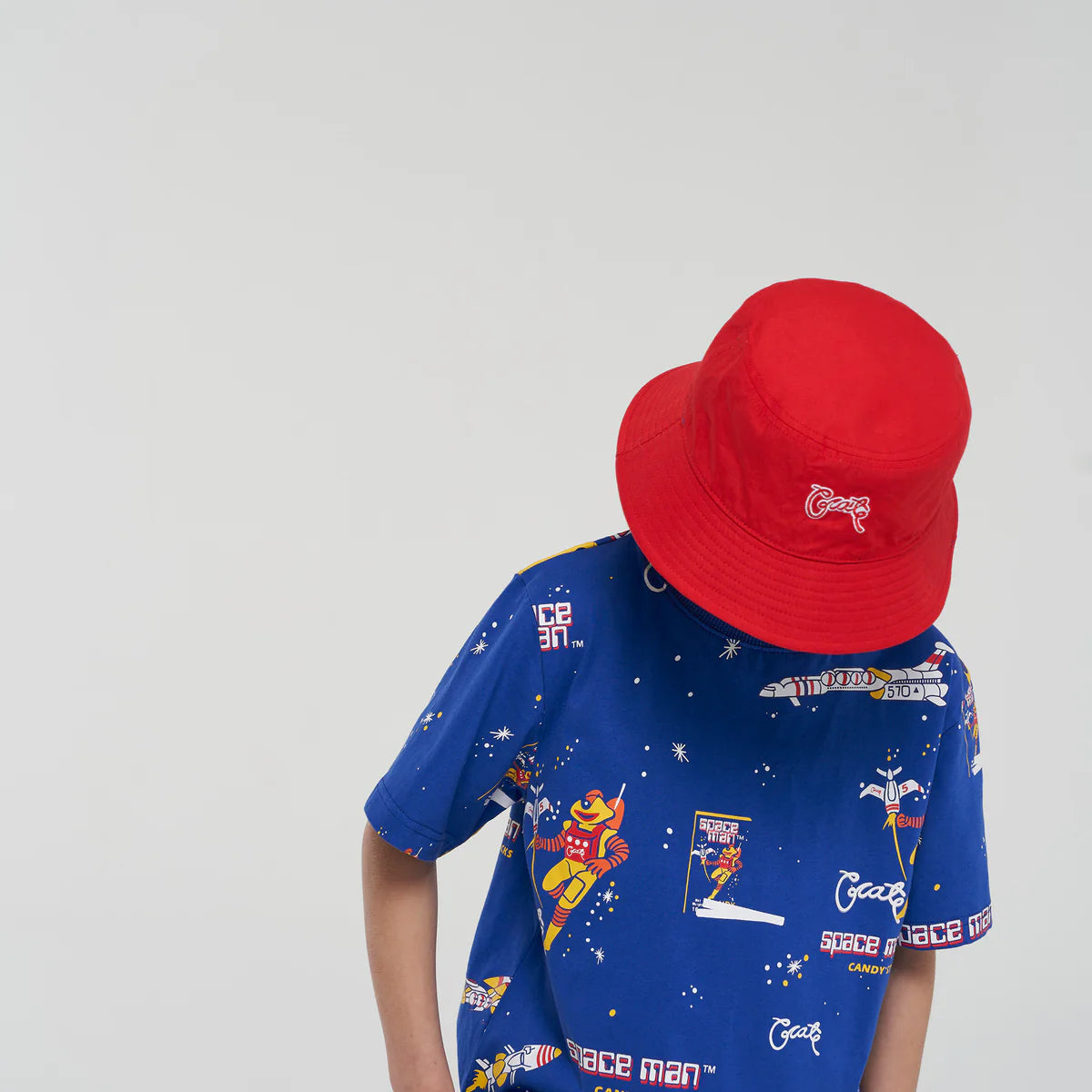 CRATE KIDS // Crate Kids X Spaceman Candy Bucket Hat BLUE/RED