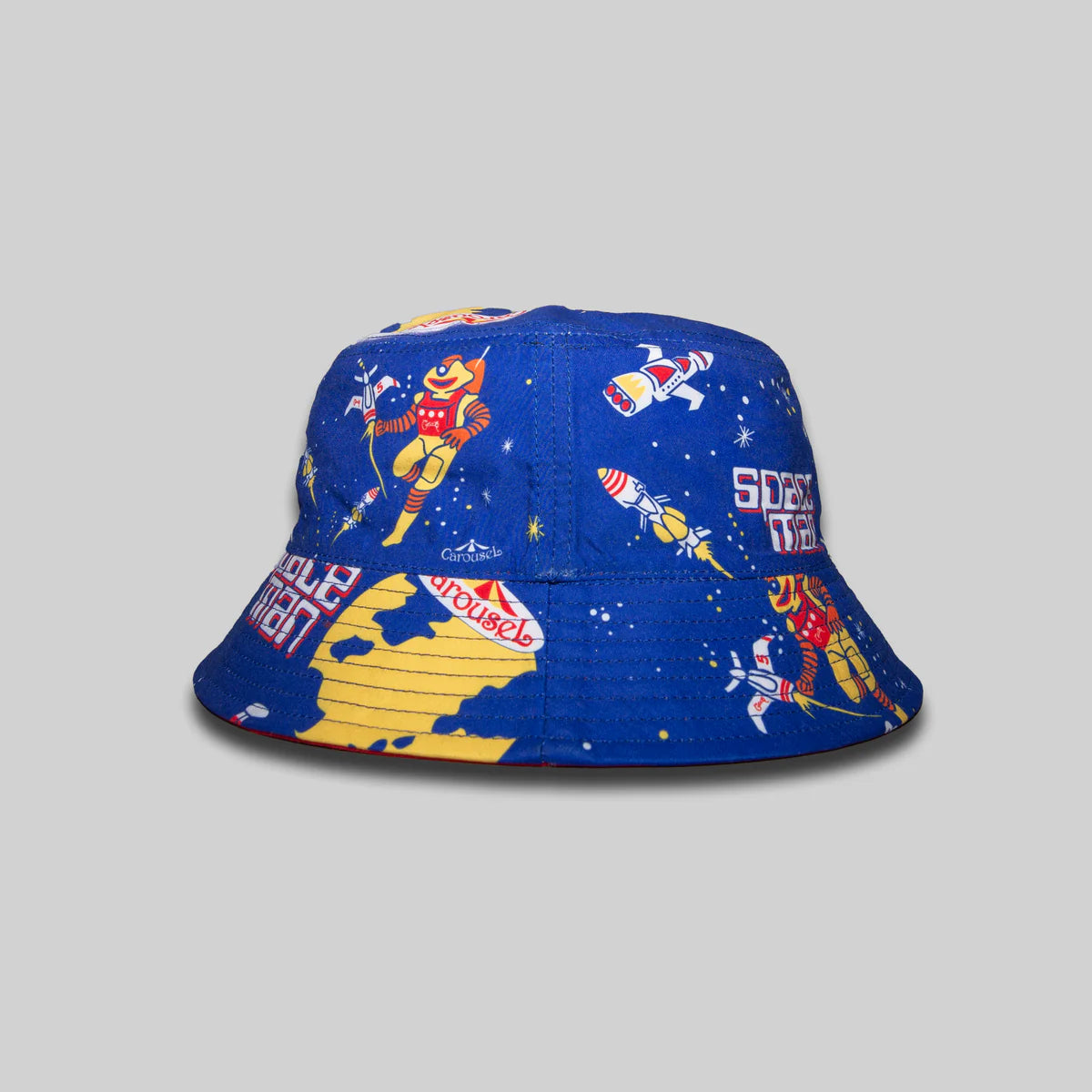 CRATE KIDS // Crate Kids X Spaceman Candy Bucket Hat BLUE/RED