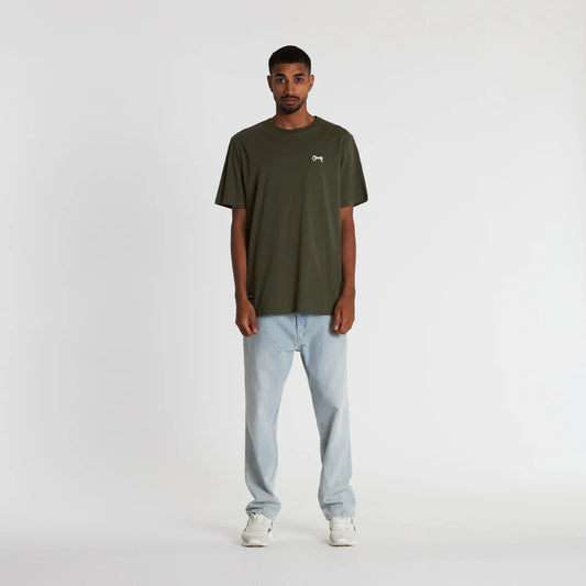 CRATE // Scripted Stamp Tee KHAKI