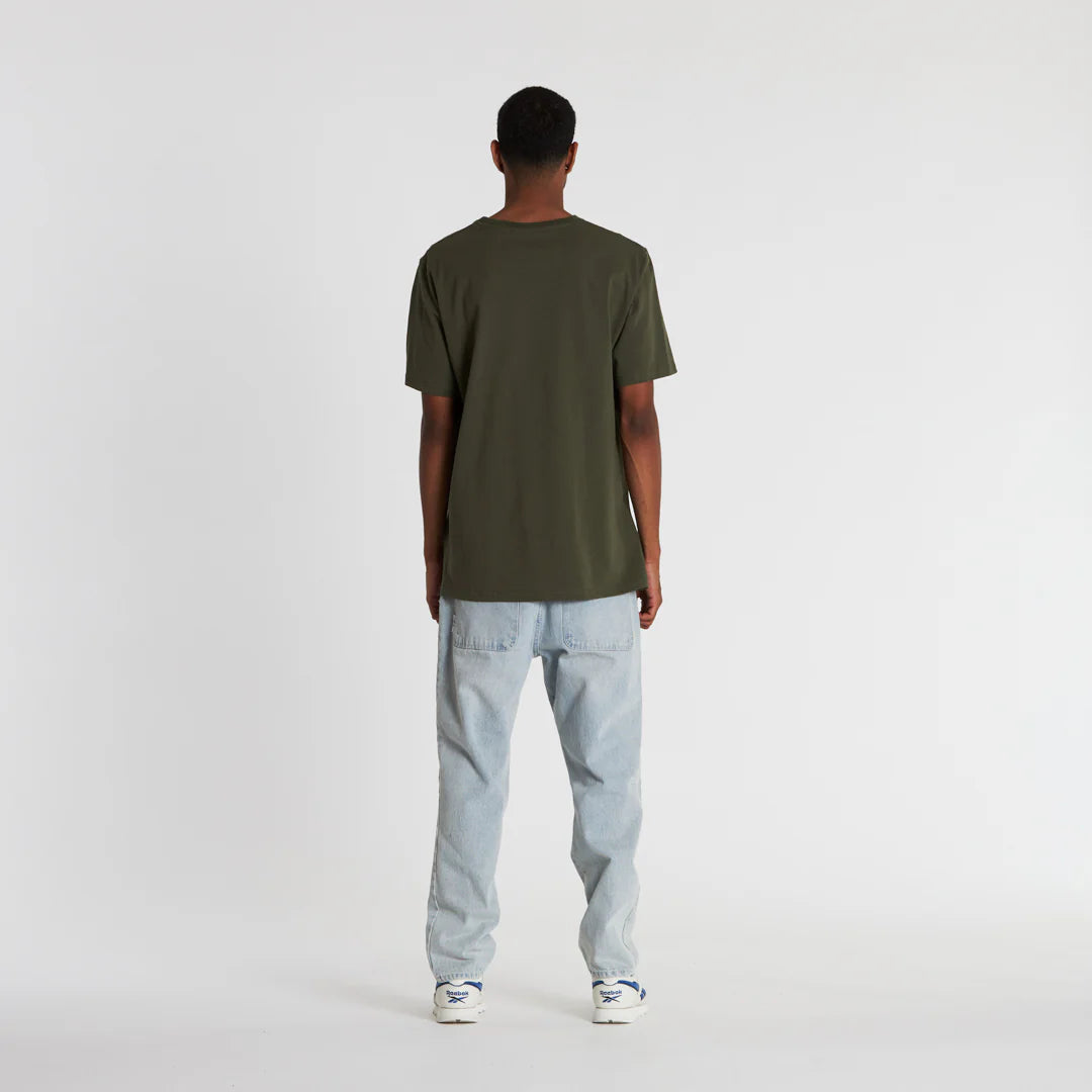 CRATE // Scripted Stamp Tee KHAKI