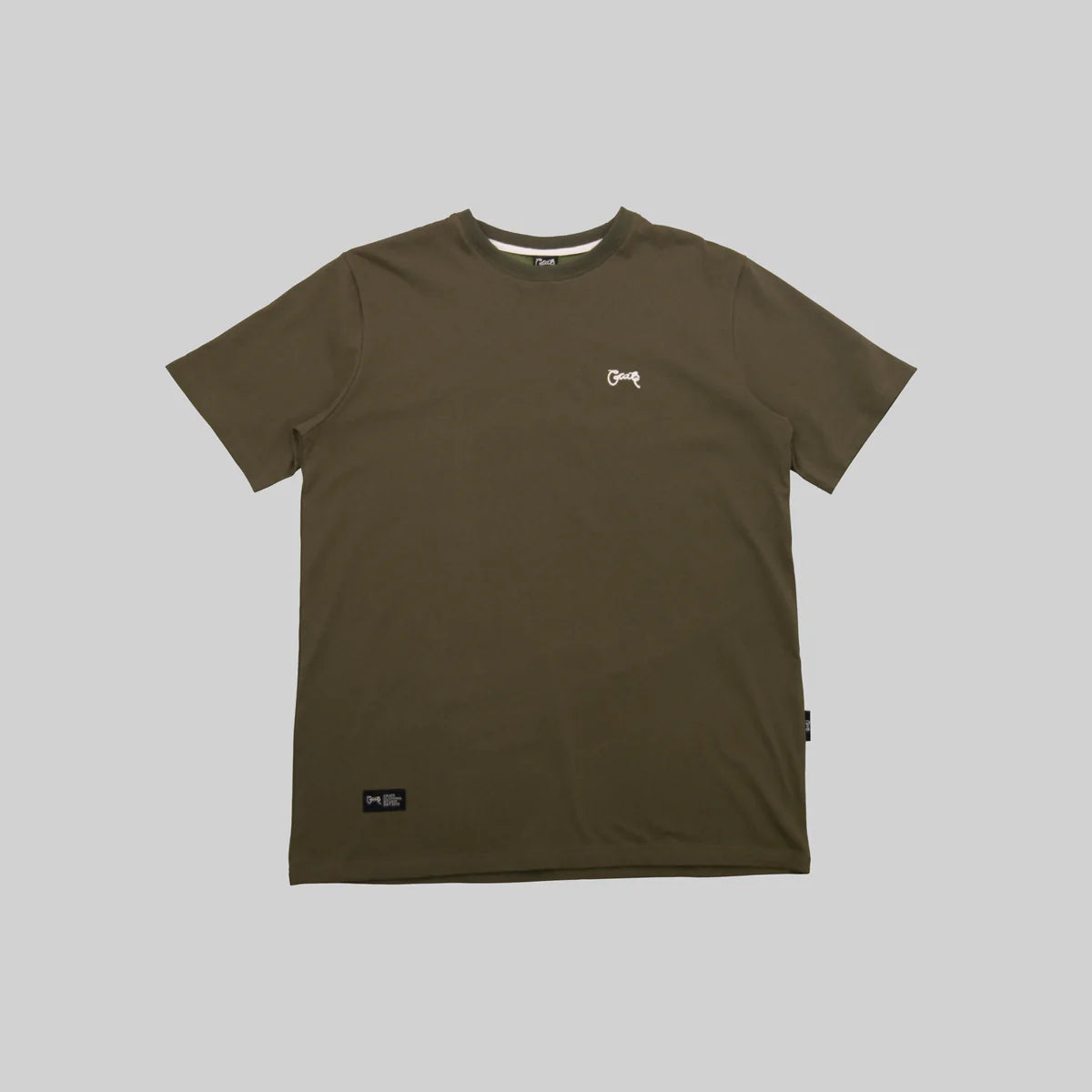 CRATE // Scripted Stamp Tee KHAKI