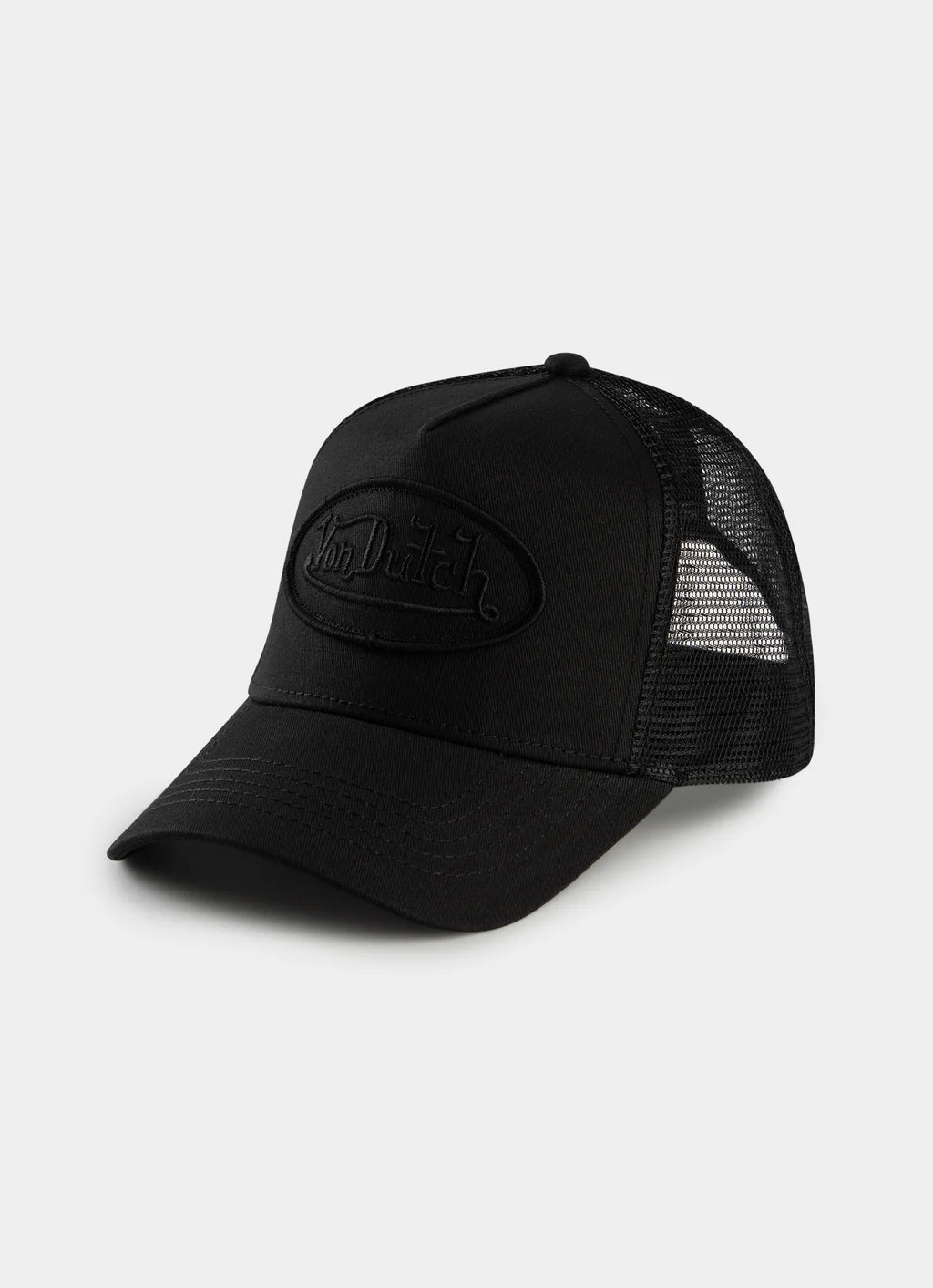 VON DUTCH // Triple Black Trucker BLACK