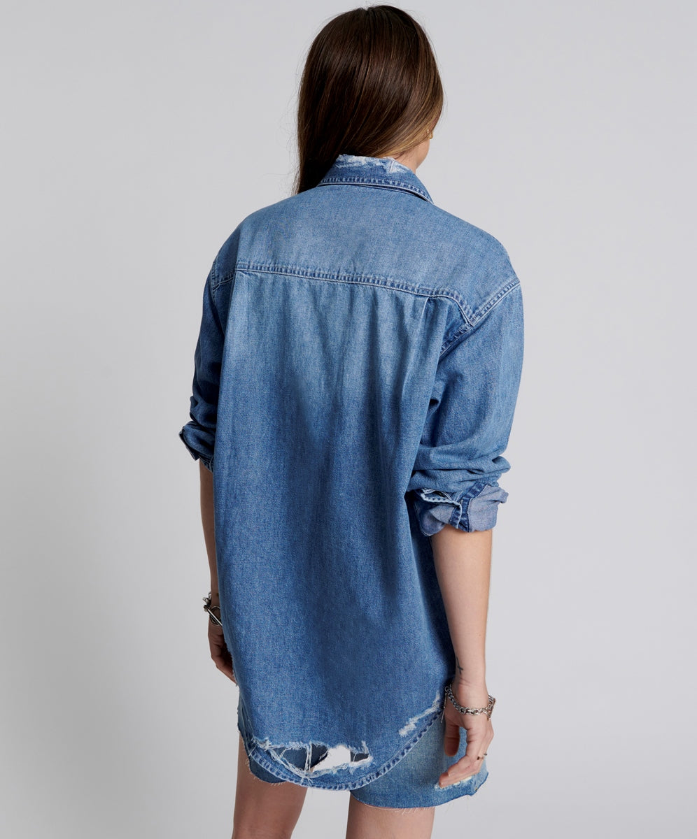 ONE TEASPOON Everyday Denim Shirt PACIFICA