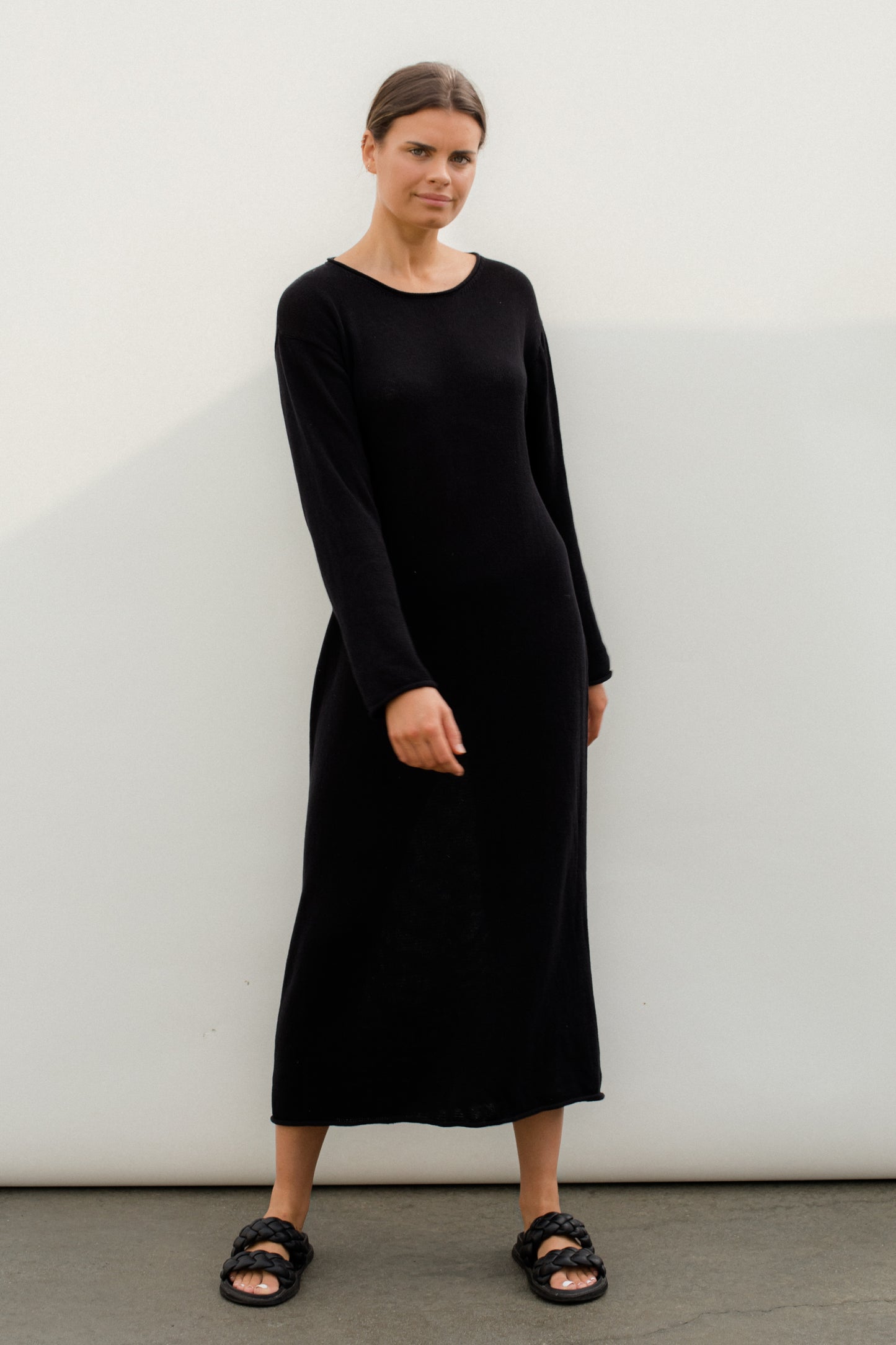 BEIGED // Jane Knit Dress BLACK