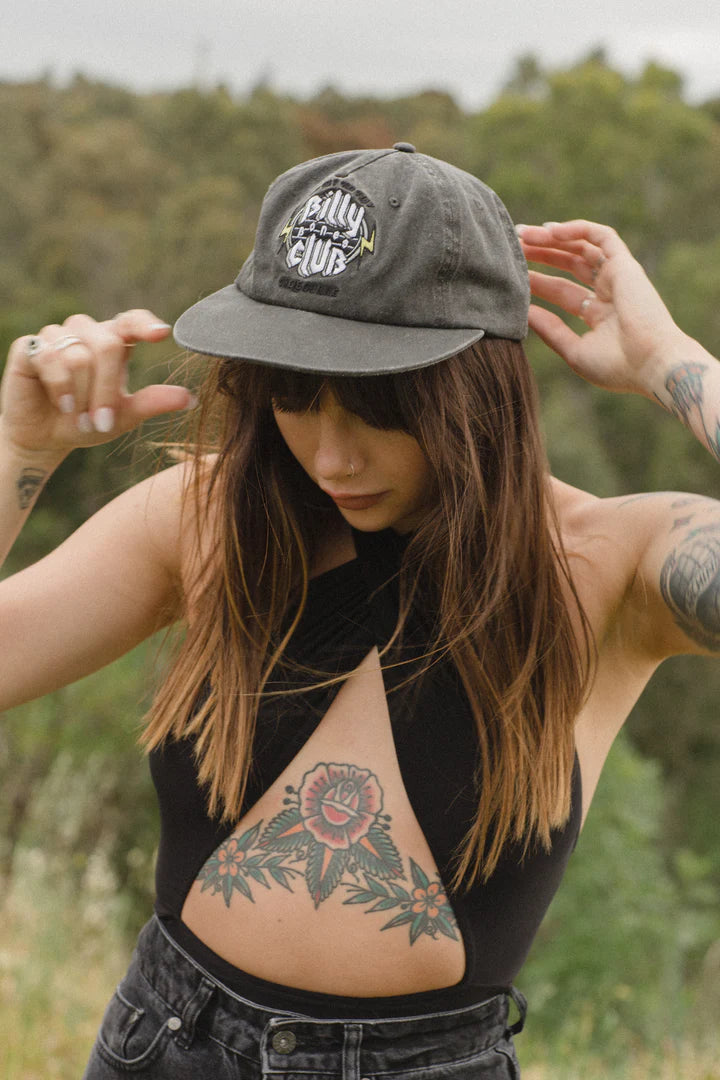 BILLY BONES // Bolt Cap VINTAGE BLACK