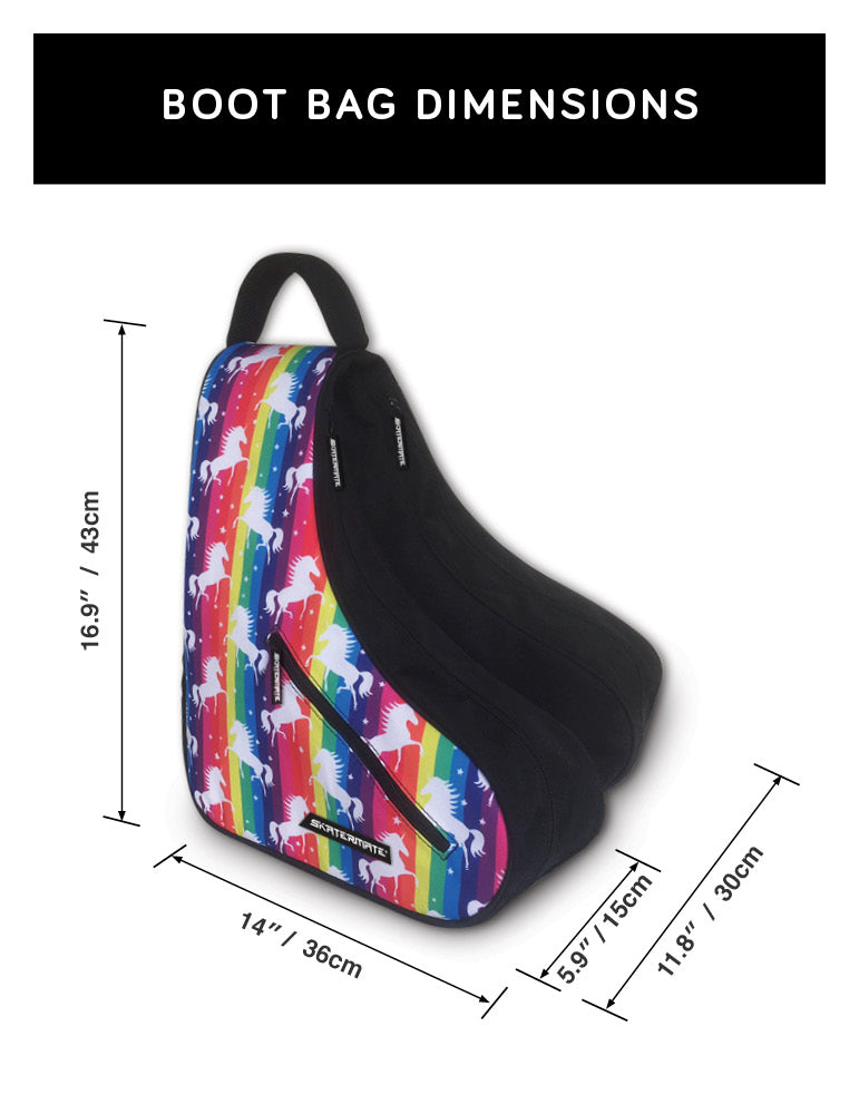 SKATERMATE // Boot Bag UNICORN PRINT