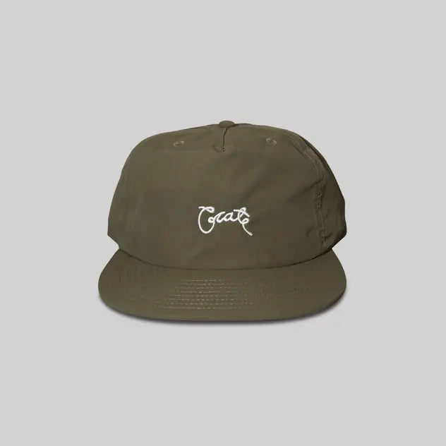 CRATE // Nylon Scripted Cap KHAKI